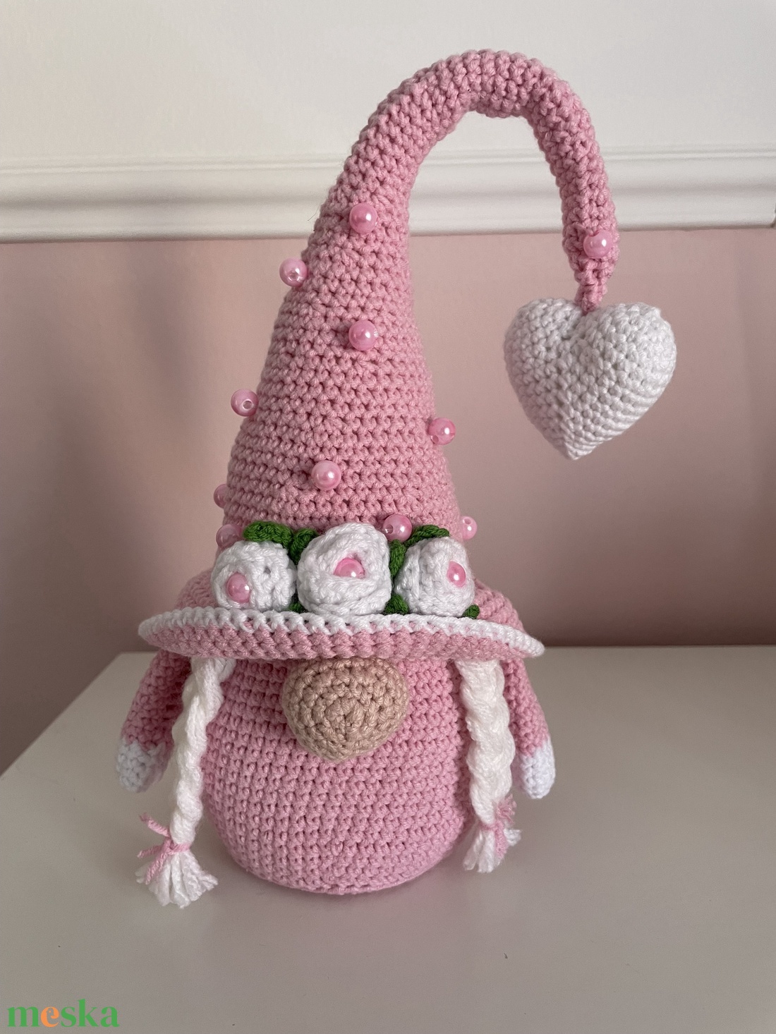 Horgolt manó - játék & sport - plüssállat & játékfigura - manó - Meska.hu