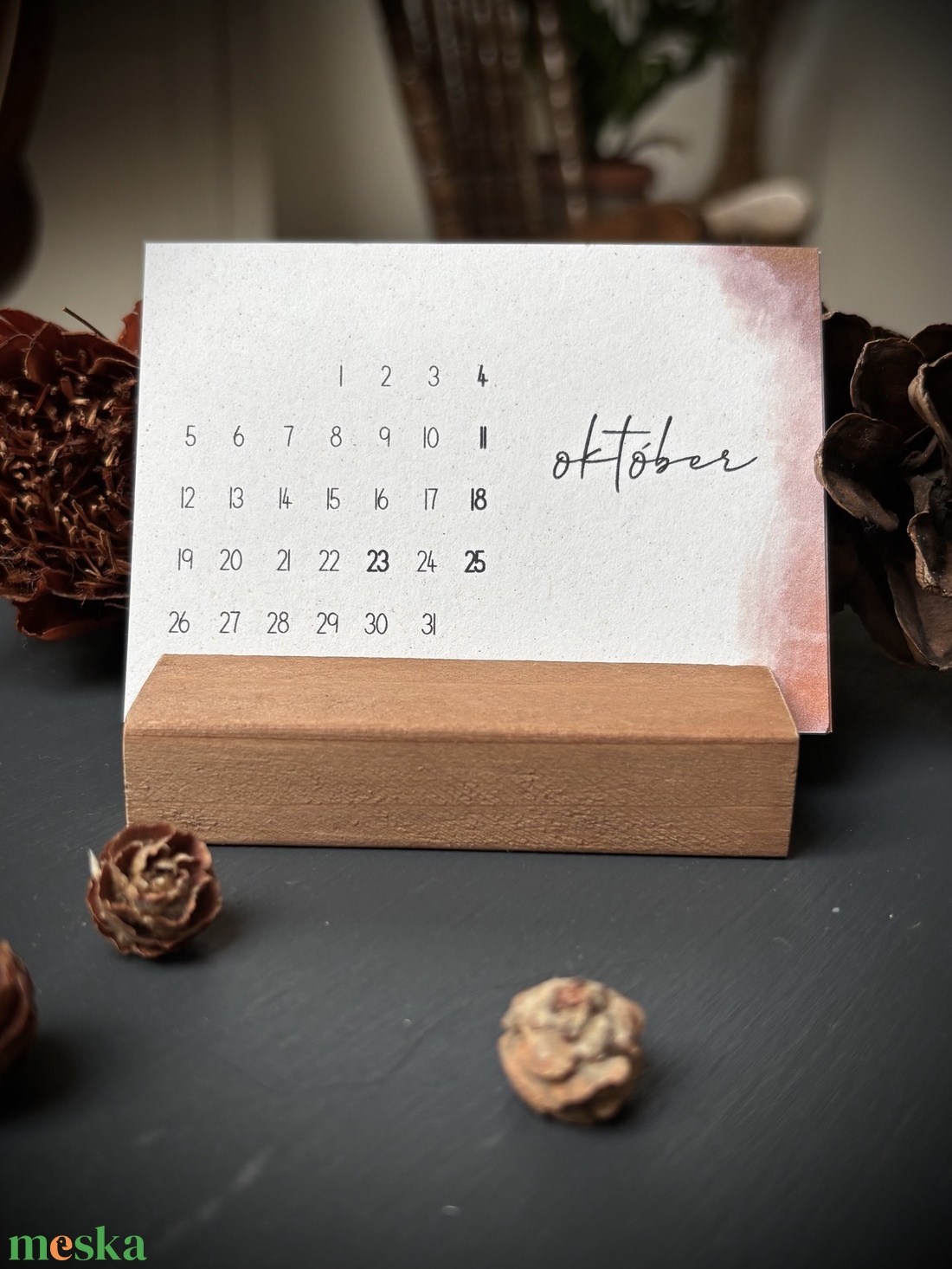 Színek és hangulatok kártyanaptár  - otthon & életmód - papír, írószer - naptár & tervező - Meska.hu