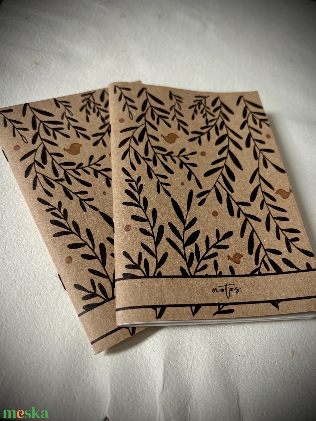 Madárkák - Újrahasznosított papírból készített  füzetke - otthon & életmód - papír, írószer - jegyzetfüzet & napló - Meska.hu