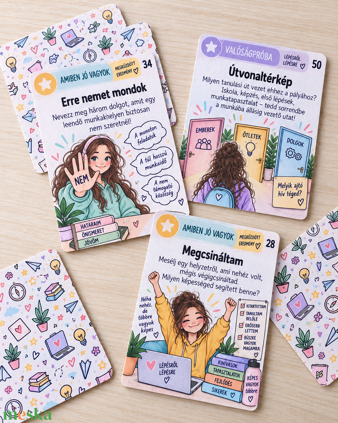 Mi a pálya? � pályaorientációs kártyacsomag fiataloknak - játék & sport - készségfejlesztő és logikai játék - oktató játékok - Meska.hu