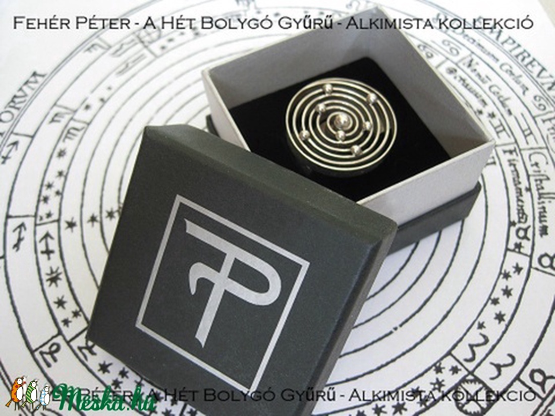 ÚJDONSÁG! A Hét Bolygó gyűrű. Az Alkimista kollekcióm legújabb darabja -  - Meska.hu