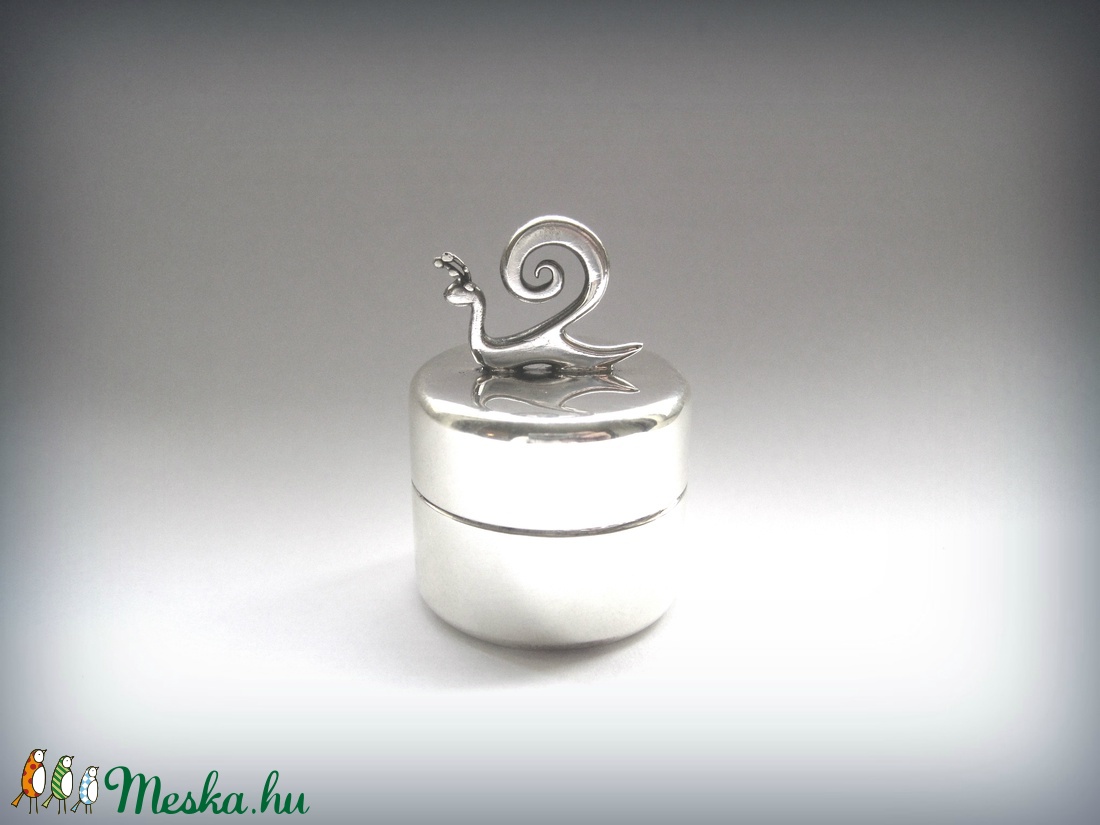 Csigával díszített ezüst dobozka -  - Meska.hu