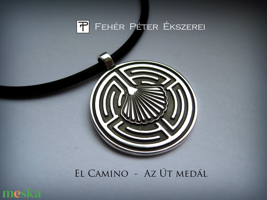 El Camino - az Út medál ezüstből - ékszer - nyaklánc - medál - Meska.hu