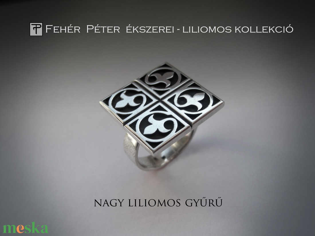 Nagy liliom ezüst gyűrű - ékszer - gyűrű - statement gyűrű - Meska.hu Nagy liliom ezüst gyűrű - ékszer - gyűrű - statement gyűrű - Meska.hu