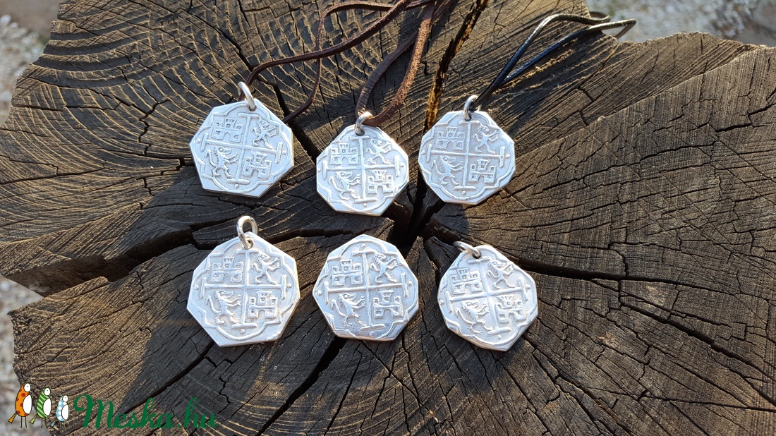 Tömör színezüst kalóz érme másolat -  - Meska.hu