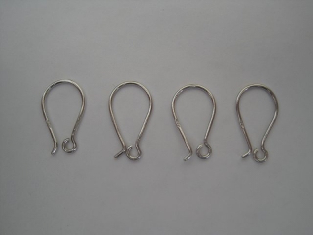 2 pár ezüst fülbevaló akasztó jelzett 925-ös 2 pár -  - Meska.hu