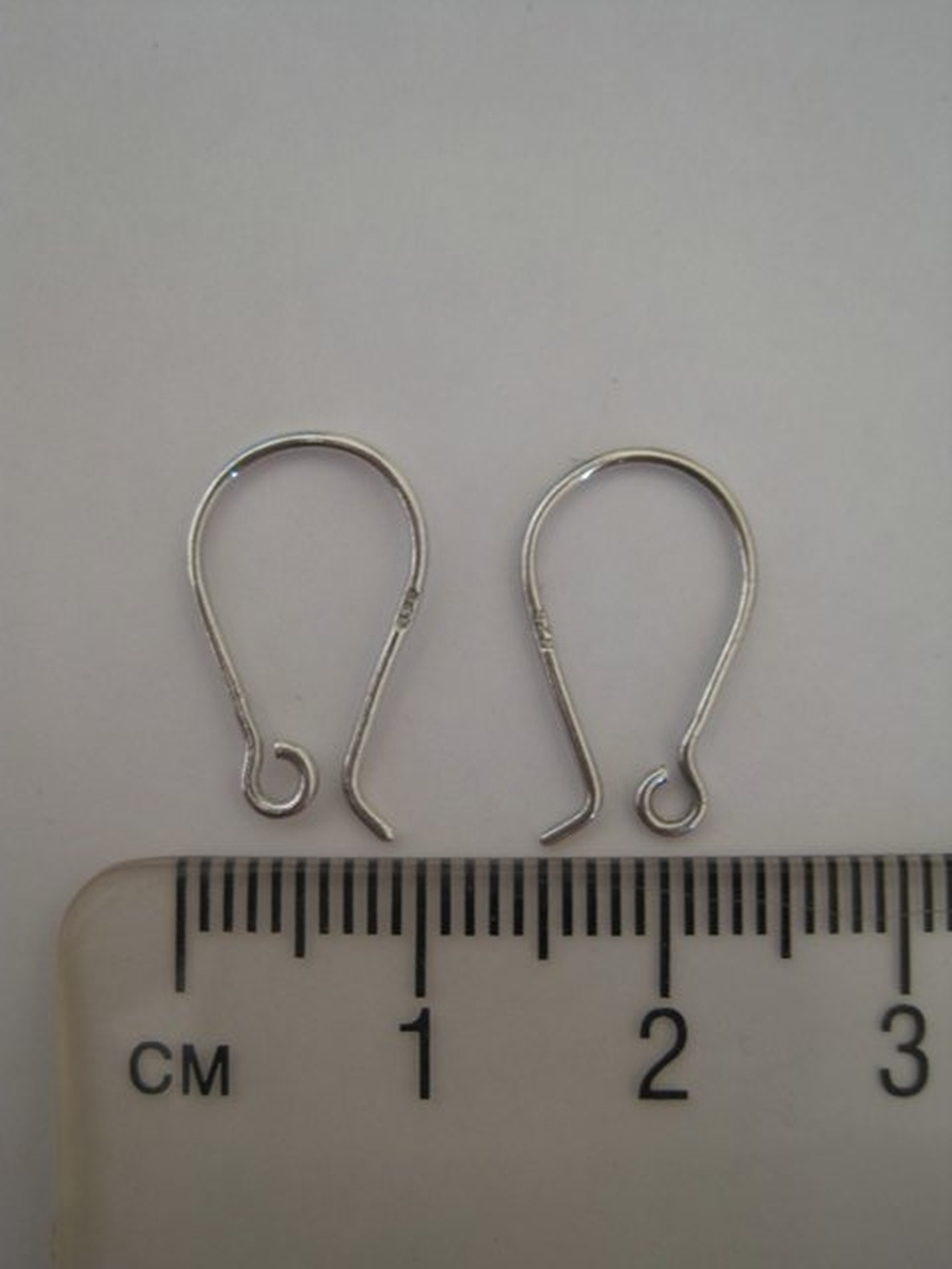 2 pár ezüst fülbevaló akasztó jelzett 925-ös 2 pár -  - Meska.hu