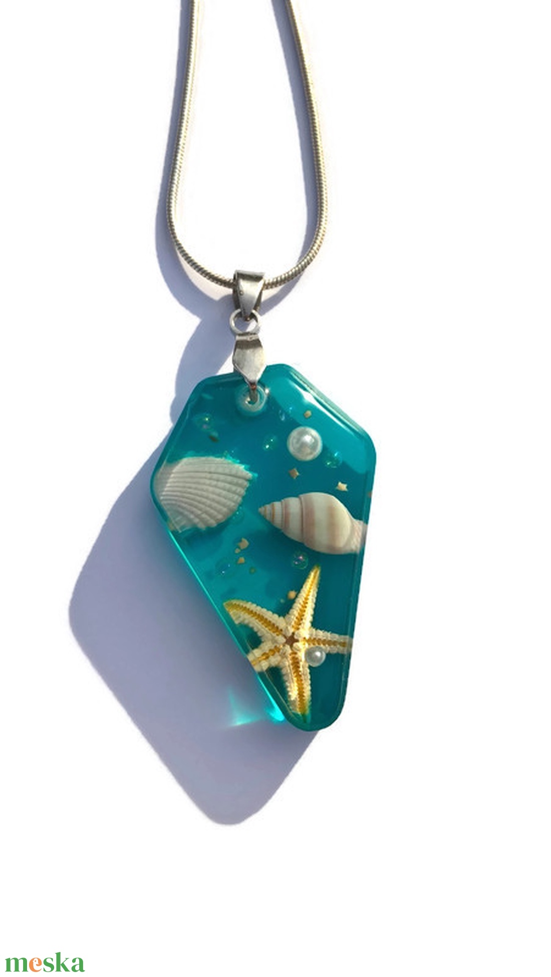 Tenger kincsei nyaklánc IV. - ékszer - nyaklánc - medálos nyaklánc - Meska.hu Tenger kincsei nyaklánc IV. - ékszer - nyaklánc - medálos nyaklánc - Meska.hu