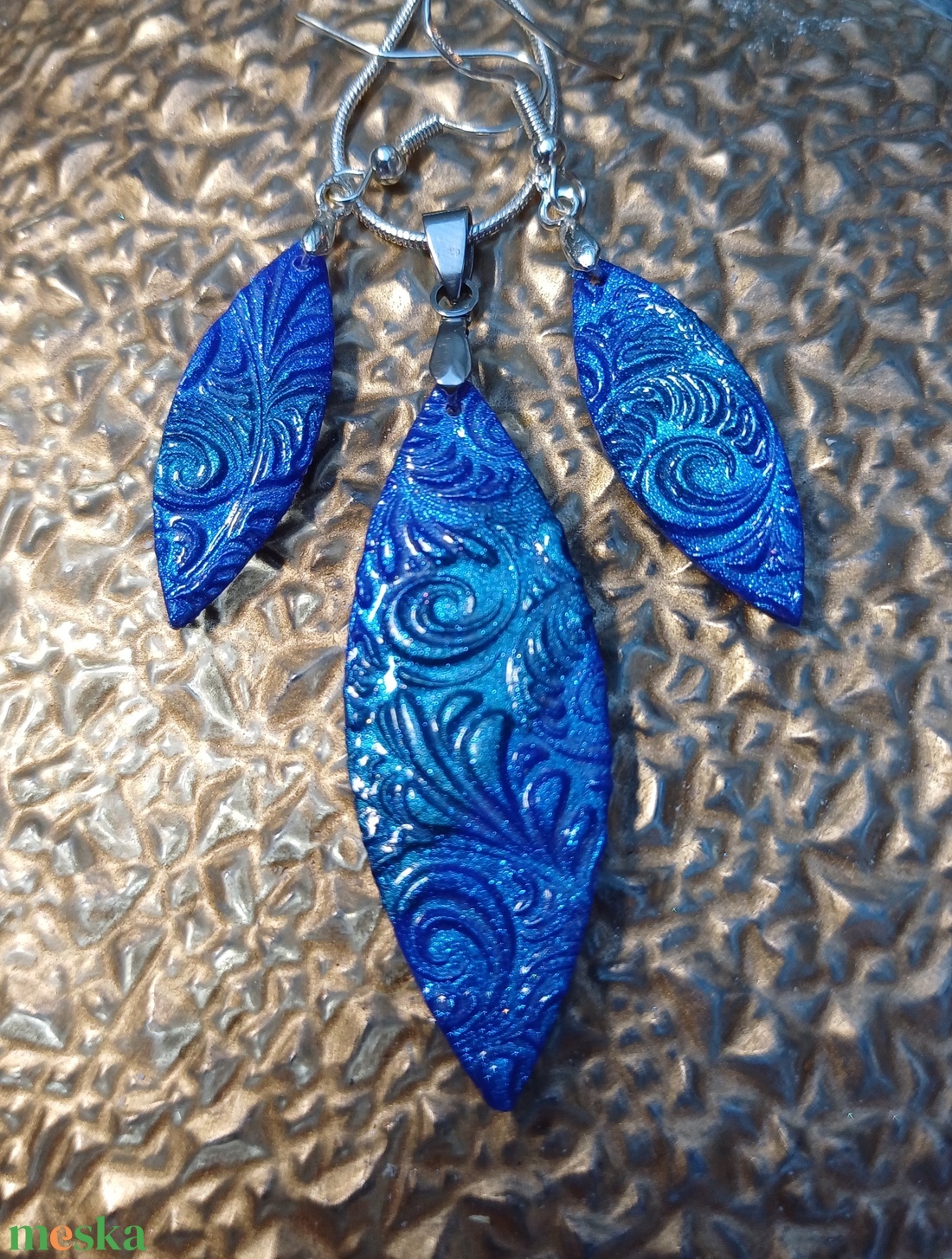 Kék-zöld színátmenetes szett - ékszer - ékszerszett - Meska.hu Kék-zöld színátmenetes szett - ékszer - ékszerszett - Meska.hu