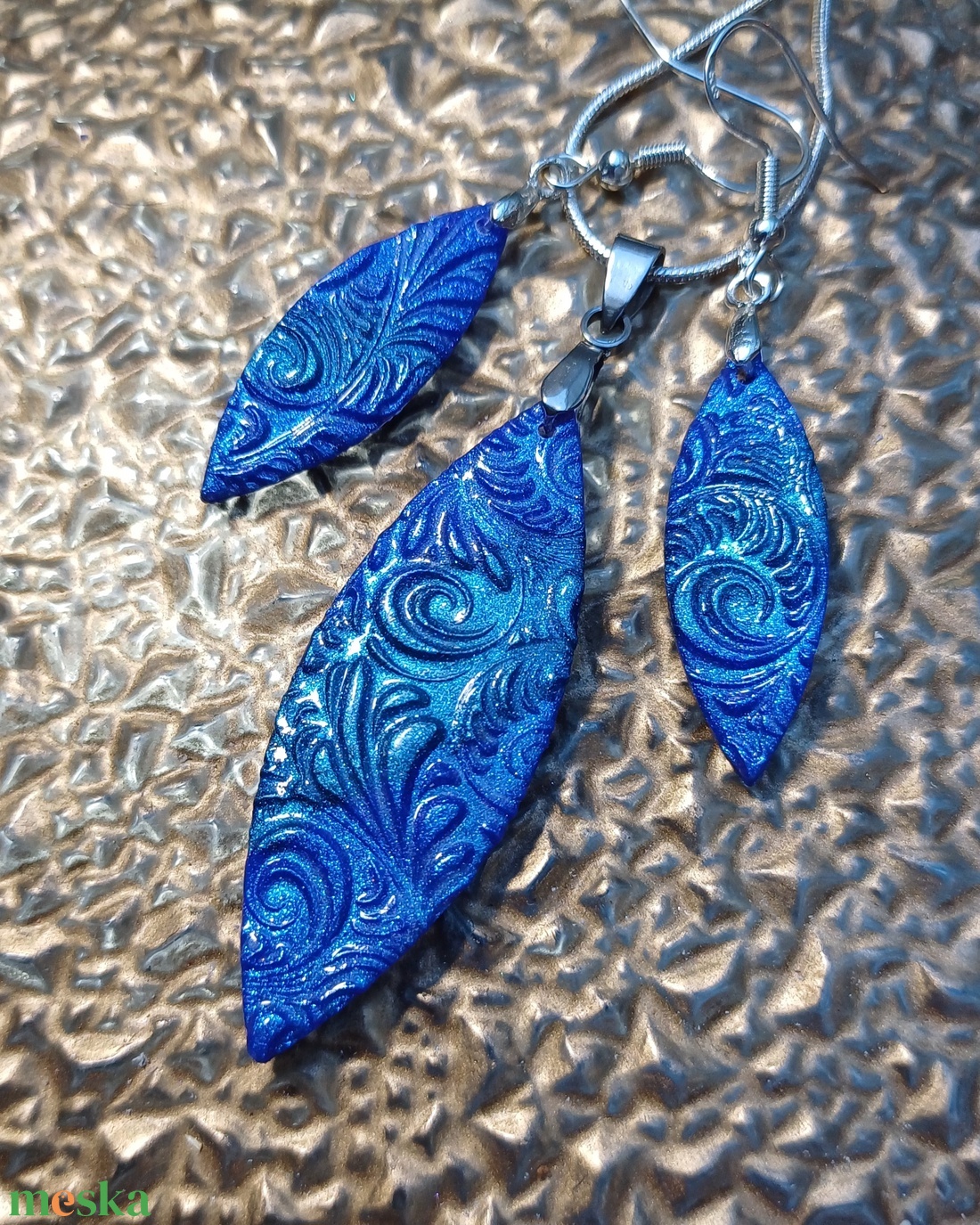 Kék-zöld színátmenetes szett - ékszer - ékszerszett - Meska.hu Kék-zöld színátmenetes szett - ékszer - ékszerszett - Meska.hu