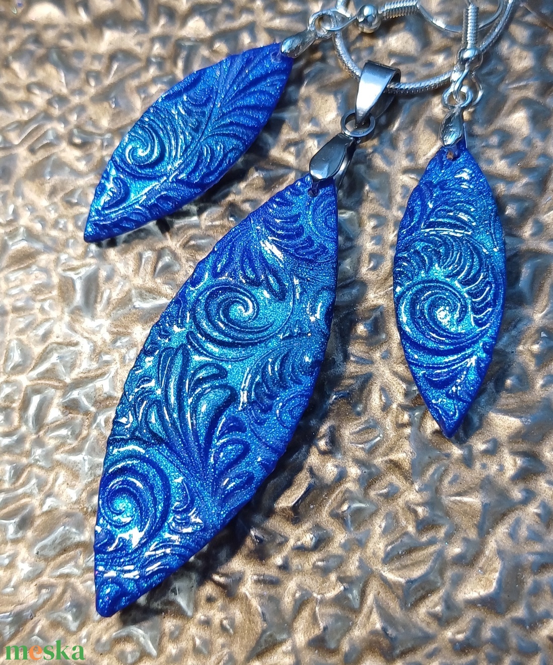 Kék-zöld színátmenetes szett - ékszer - ékszerszett - Meska.hu Kék-zöld színátmenetes szett - ékszer - ékszerszett - Meska.hu