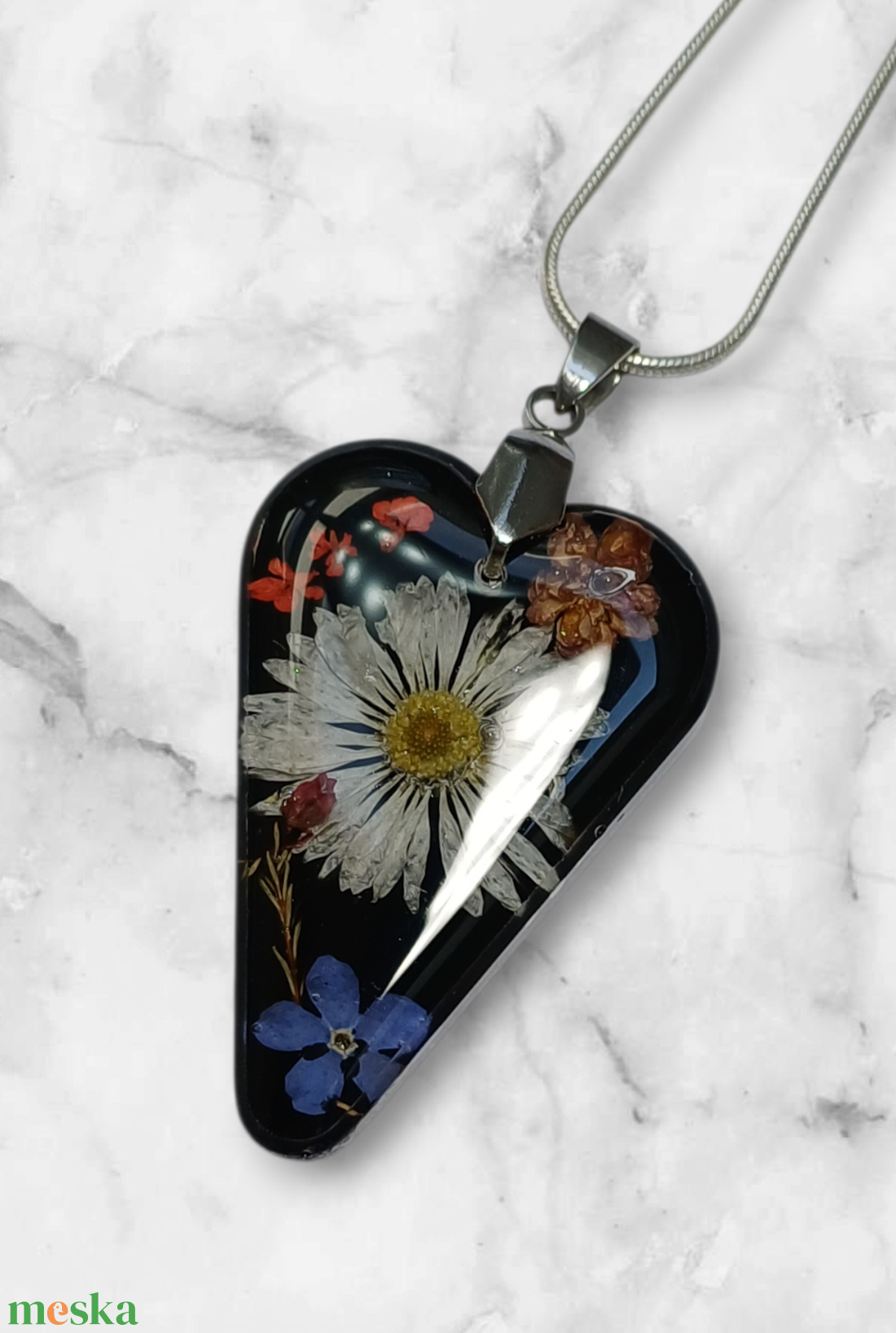 Sokvirágos nyaklánc VII. - ékszer - nyaklánc - medálos nyaklánc - Meska.hu