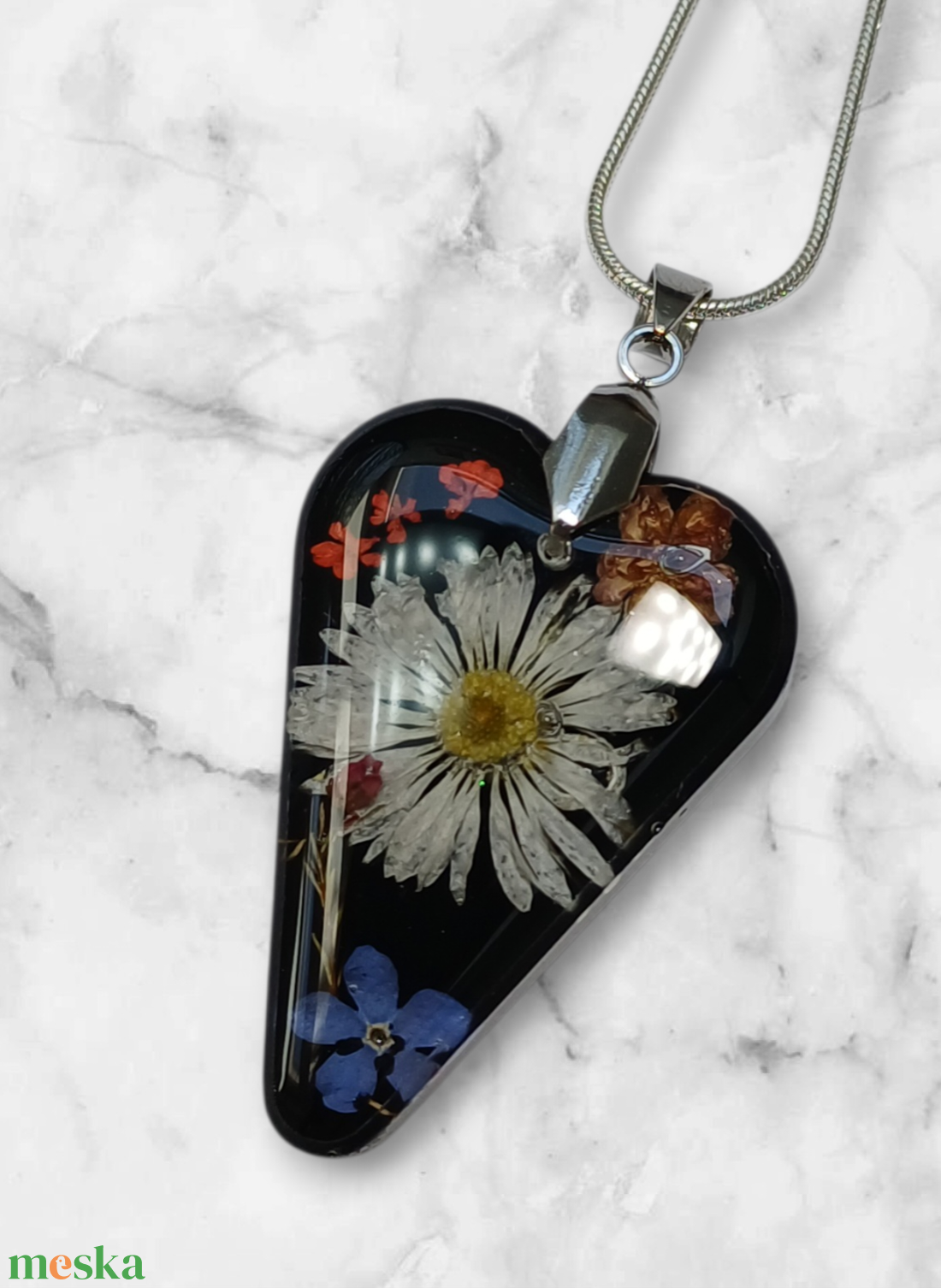 Sokvirágos nyaklánc VII. - ékszer - nyaklánc - medálos nyaklánc - Meska.hu