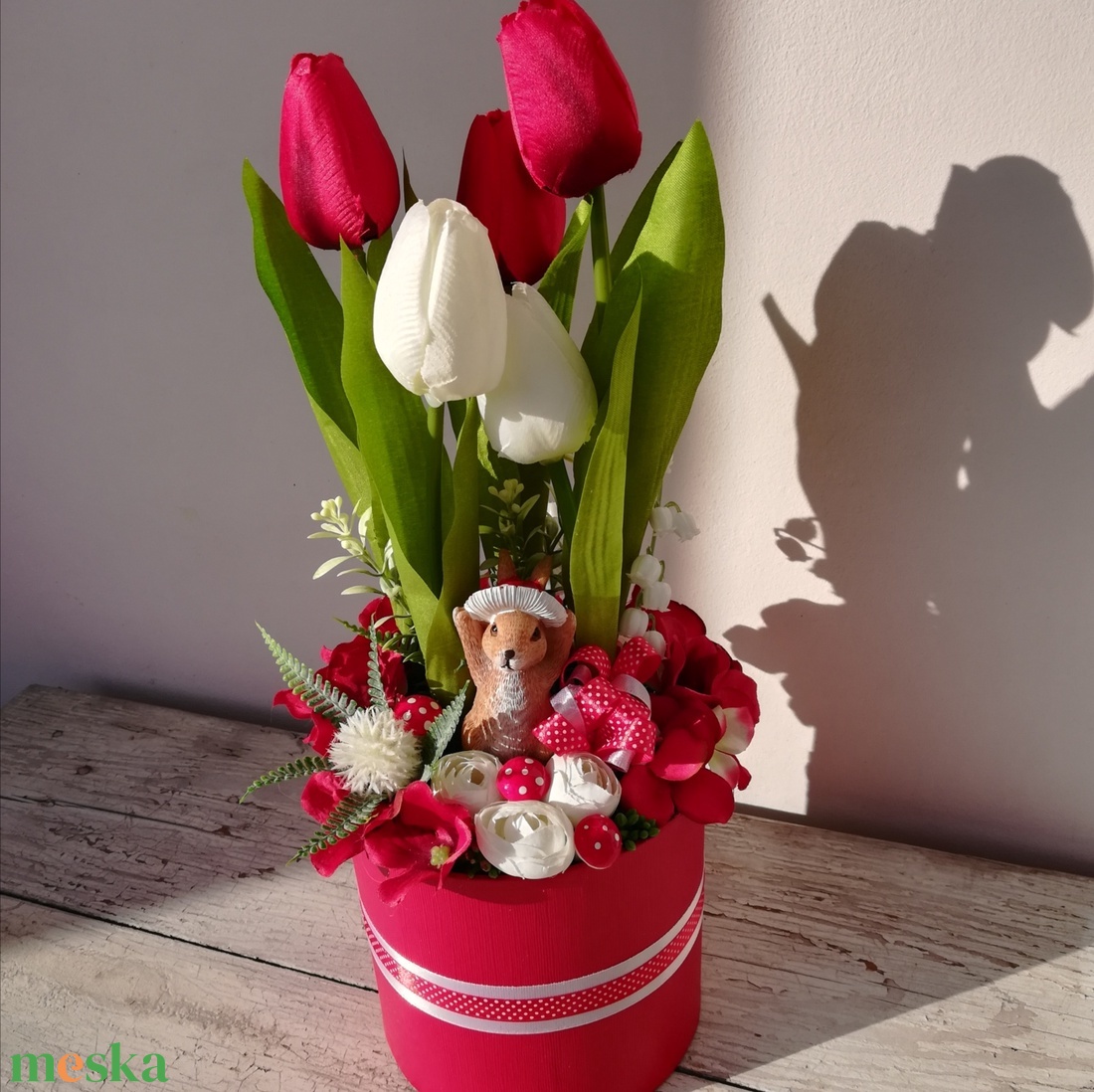 Tulipános tavaszi asztaldísz - otthon & életmód - dekoráció - asztal és polc dekoráció - asztaldísz - Meska.hu Tulipános tavaszi asztaldísz - otthon & életmód - dekoráció - asztal és polc dekoráció - asztaldísz - Meska.hu
