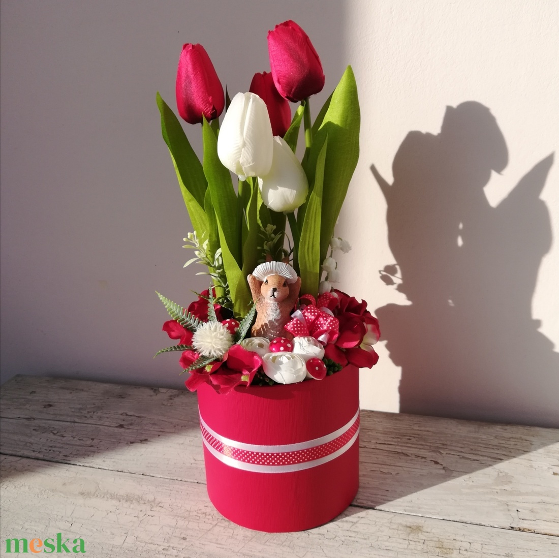 Tulipános tavaszi asztaldísz - otthon & életmód - dekoráció - asztal és polc dekoráció - asztaldísz - Meska.hu Tulipános tavaszi asztaldísz - otthon & életmód - dekoráció - asztal és polc dekoráció - asztaldísz - Meska.hu