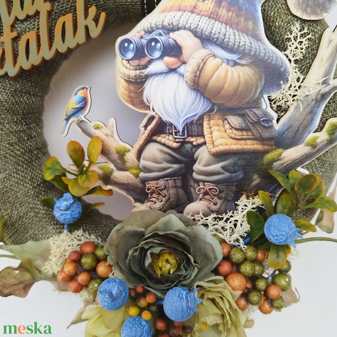 Már vártalak - őszi kopogtató - otthon & életmód - dekoráció - halloween - halloweeni ajtódíszek és ablakdíszek - Meska.hu Már vártalak - őszi kopogtató - otthon & életmód - dekoráció - halloween - halloweeni ajtódíszek és ablakdíszek - Meska.hu