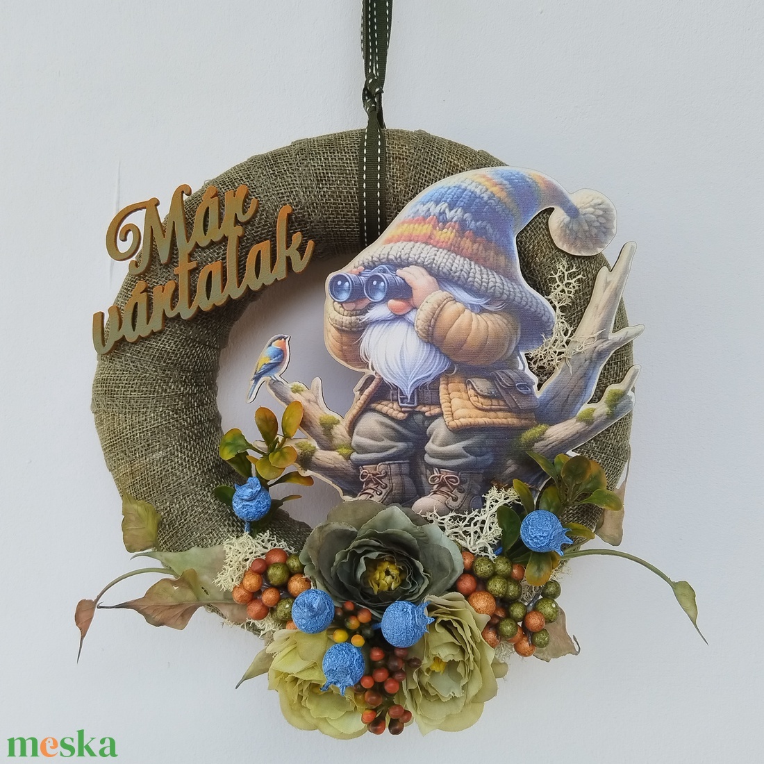 Már vártalak - őszi kopogtató - otthon & életmód - dekoráció - halloween - halloweeni ajtódíszek és ablakdíszek - Meska.hu Már vártalak - őszi kopogtató - otthon & életmód - dekoráció - halloween - halloweeni ajtódíszek és ablakdíszek - Meska.hu