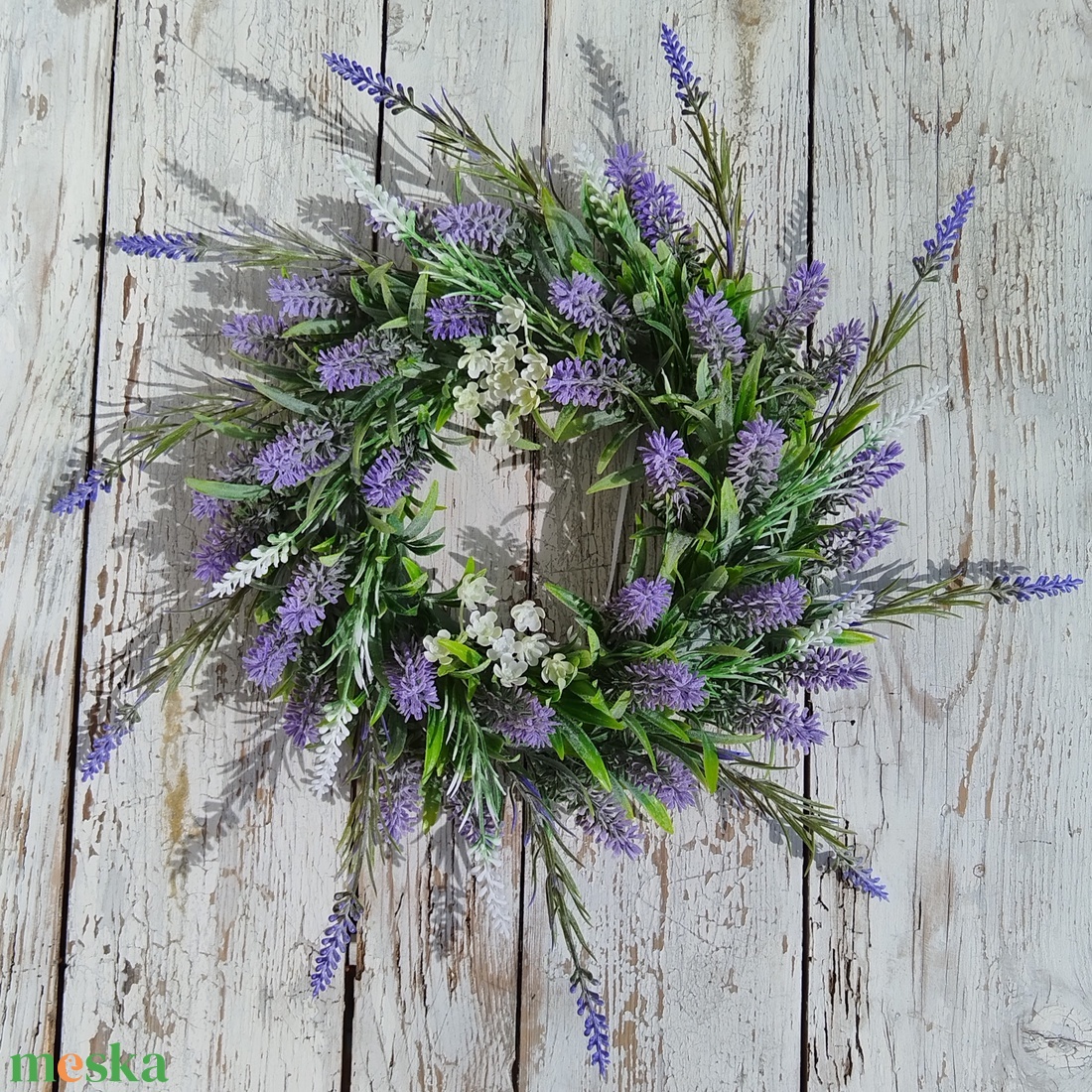 Levendulás kopogtató - otthon & életmód - dekoráció - ajtó- és ablak dekoráció - ajtódísz & kopogtató - Meska.hu