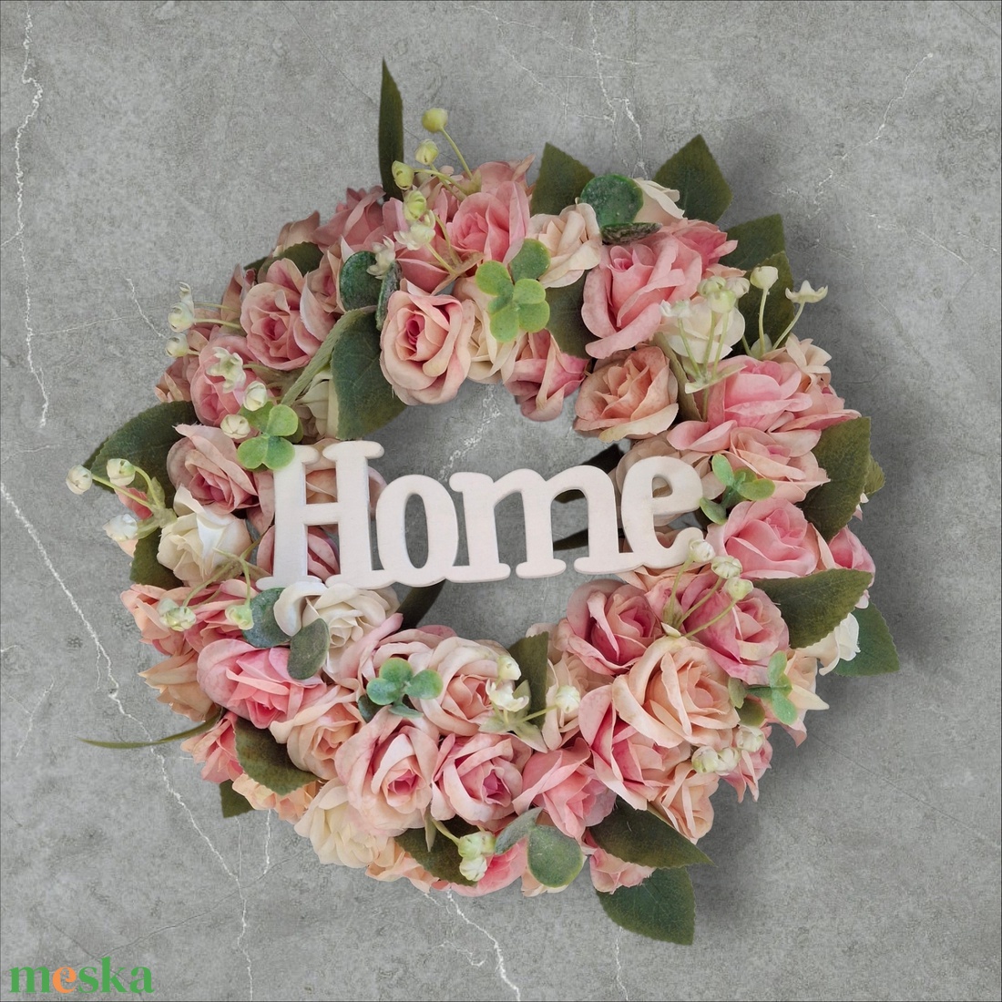 HOME Csuparózsa kopogtató  - otthon & életmód - dekoráció - ajtó- és ablak dekoráció - ajtódísz & kopogtató - Meska.hu