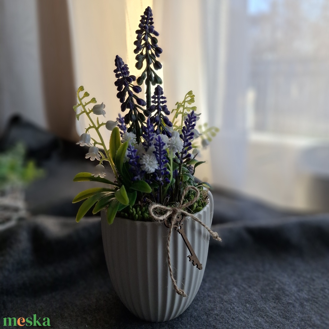 Gyöngyikés tavasz - otthon & életmód - dekoráció - asztal és polc dekoráció - asztaldísz - Meska.hu