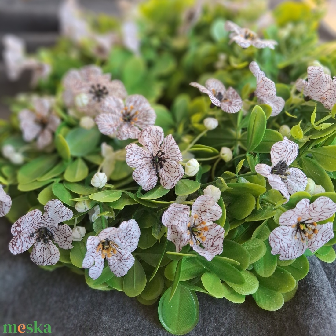 Petúniás kopogtató  - otthon & életmód - dekoráció - ajtó- és ablak dekoráció - ajtódísz & kopogtató - Meska.hu