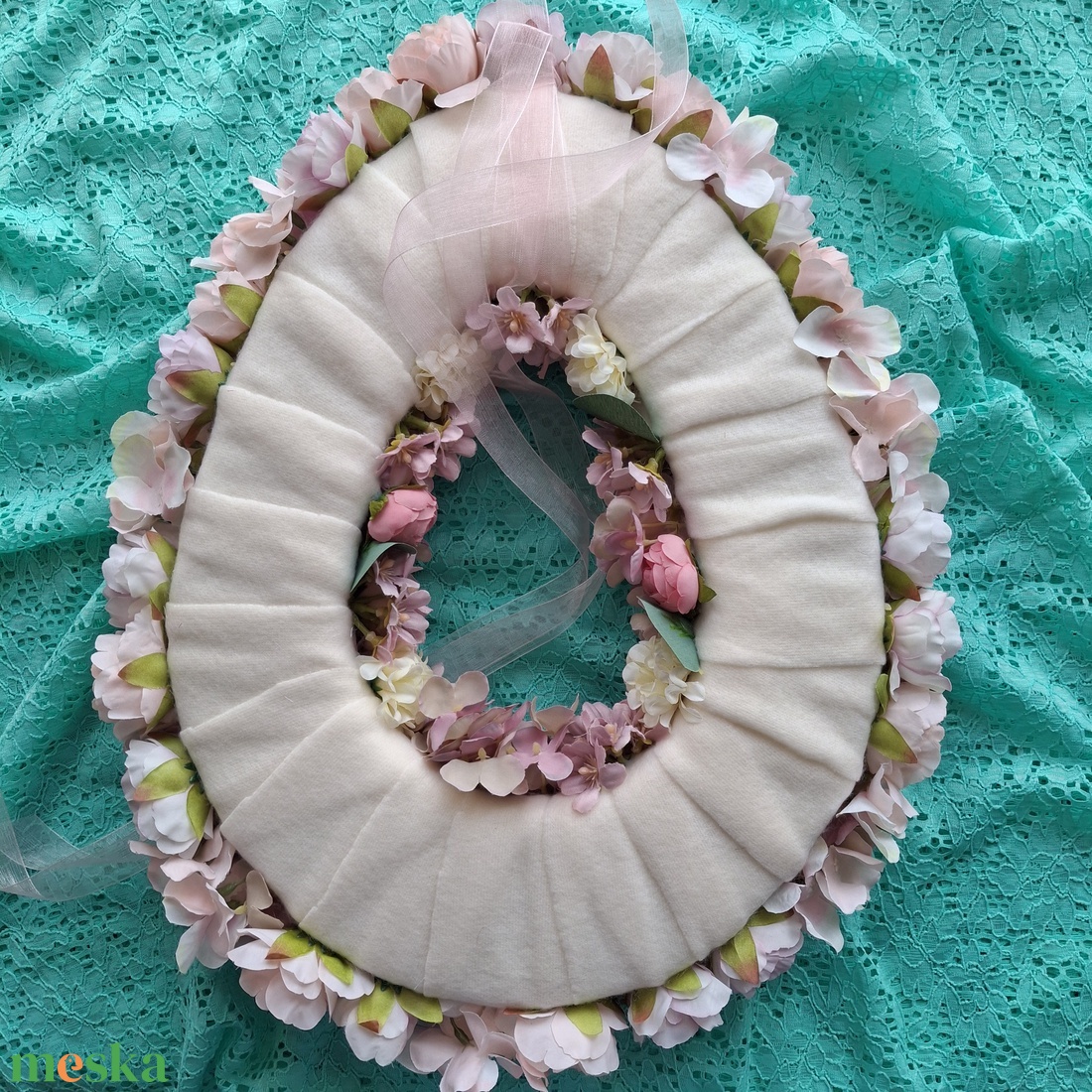 Tojás alakú ajtódísz  - otthon & életmód - dekoráció - ajtó- és ablak dekoráció - ajtódísz & kopogtató - Meska.hu