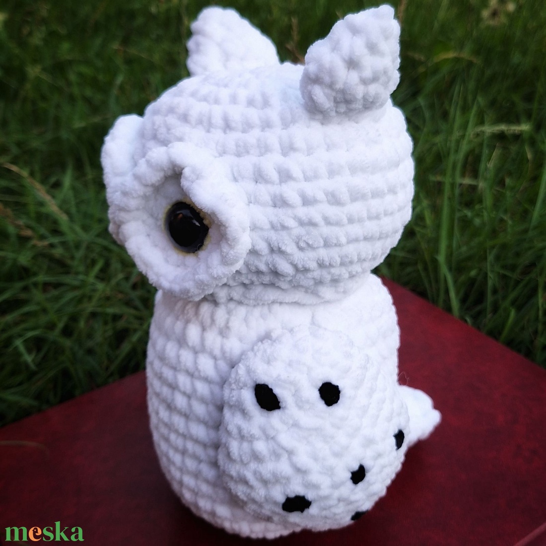 Horgolt Hedwig bagoly  - játék & sport - plüssállat & játékfigura - bagoly - Meska.hu