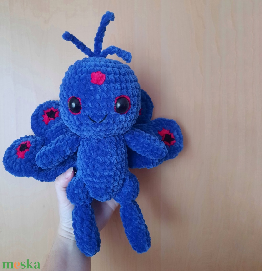 Horgolt Duusu páva kwami figura  - játék & sport - plüssállat & játékfigura - madár - Meska.hu