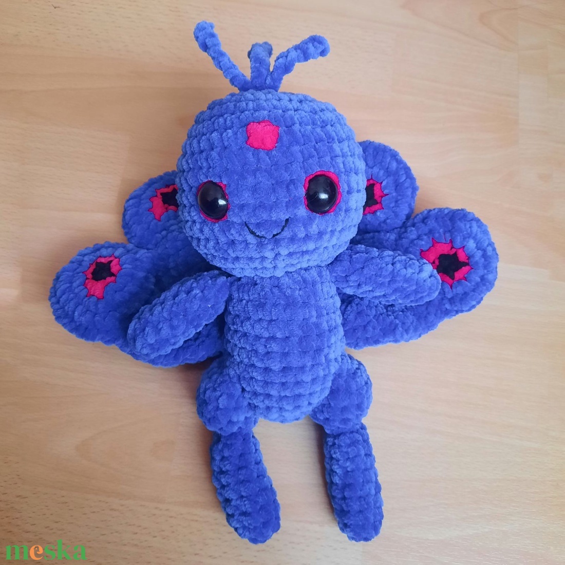 Horgolt Duusu páva kwami figura  - játék & sport - plüssállat & játékfigura - madár - Meska.hu