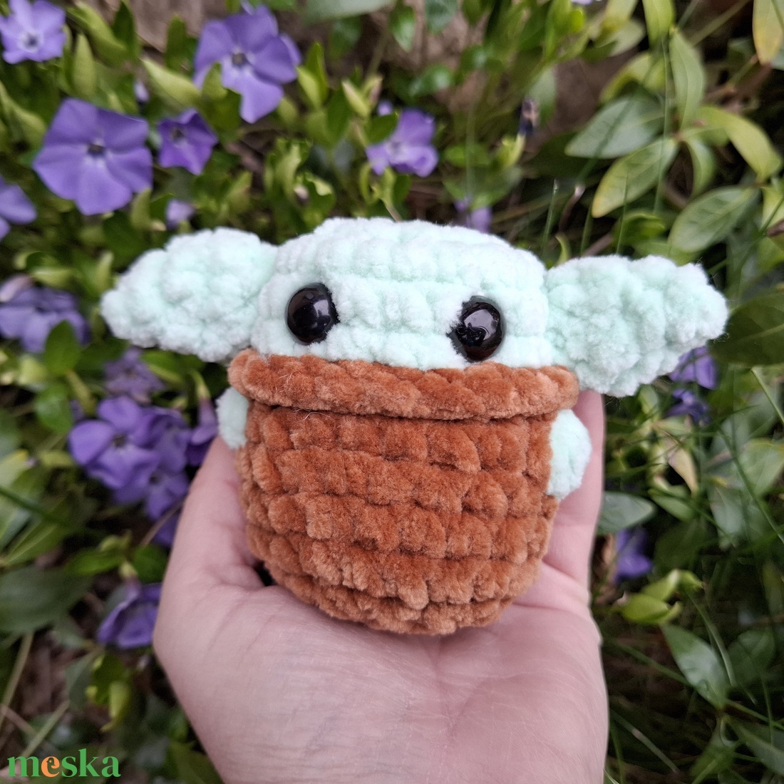 Horgolt plüss marok Baby Yoda - játék & sport - plüssállat & játékfigura - más figura - Meska.hu Horgolt plüss marok Baby Yoda - játék & sport - plüssállat & játékfigura - más figura - Meska.hu