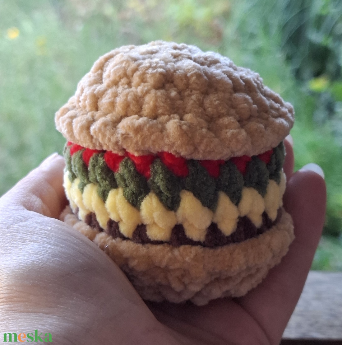 Horgolt plüss mini marok hamburger - játék & sport - plüssállat & játékfigura - más figura - Meska.hu Horgolt plüss mini marok hamburger - játék & sport - plüssállat & játékfigura - más figura - Meska.hu