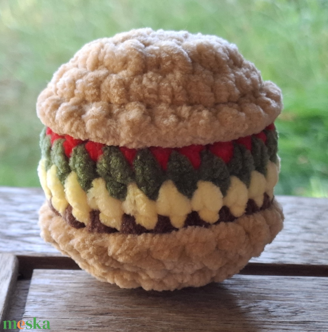 Horgolt plüss mini marok hamburger - játék & sport - plüssállat & játékfigura - más figura - Meska.hu Horgolt plüss mini marok hamburger - játék & sport - plüssállat & játékfigura - más figura - Meska.hu