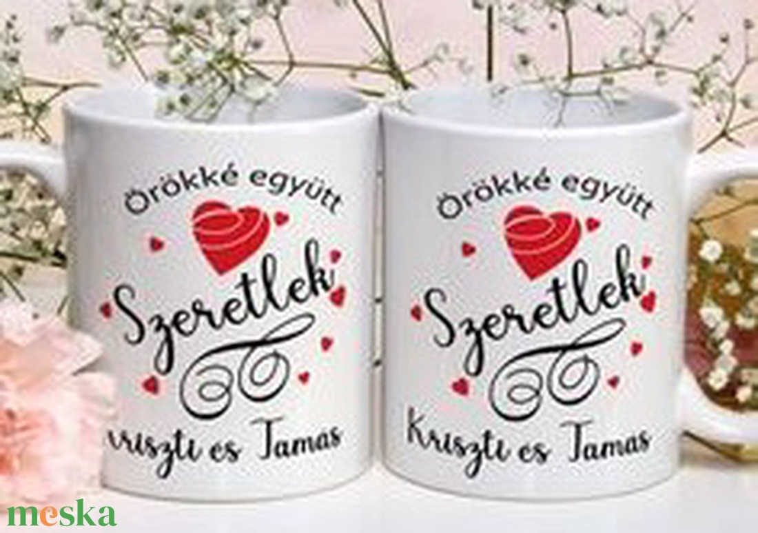 Örökké együtt...páros fehér bögre - otthon & életmód - konyhafelszerelés, tálalás - tálalás - bögre & csésze - Meska.hu Örökké együtt...páros fehér bögre - otthon & életmód - konyhafelszerelés, tálalás - tálalás - bögre & csésze - Meska.hu