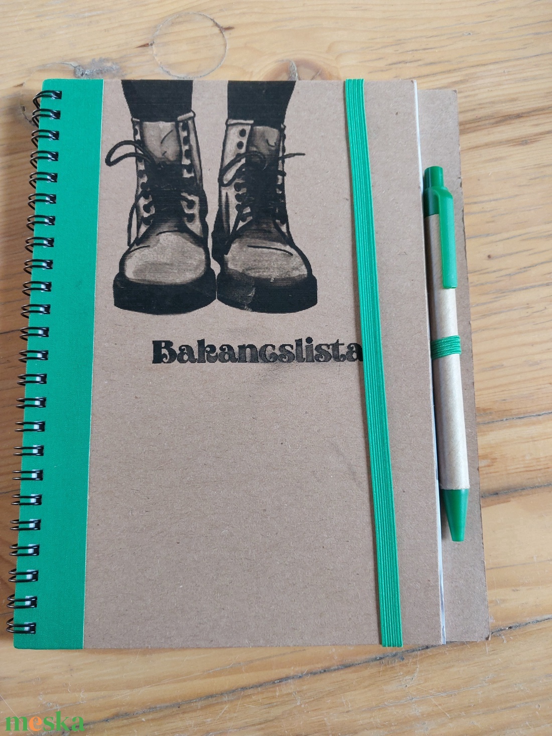 Bakancslista jegyzetfüzet  - otthon & életmód - papír, írószer - jegyzetfüzet & napló - Meska.hu