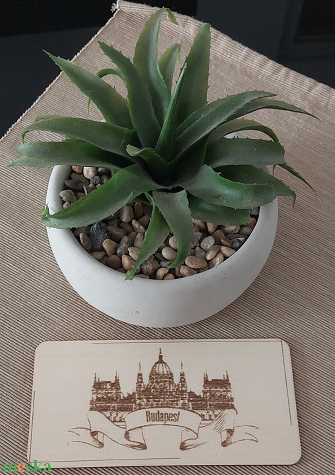 Téglalap alakú tábla Budapest - otthon & életmód - dekoráció - fali és függő dekoráció - falra akasztható dekor - Meska.hu
