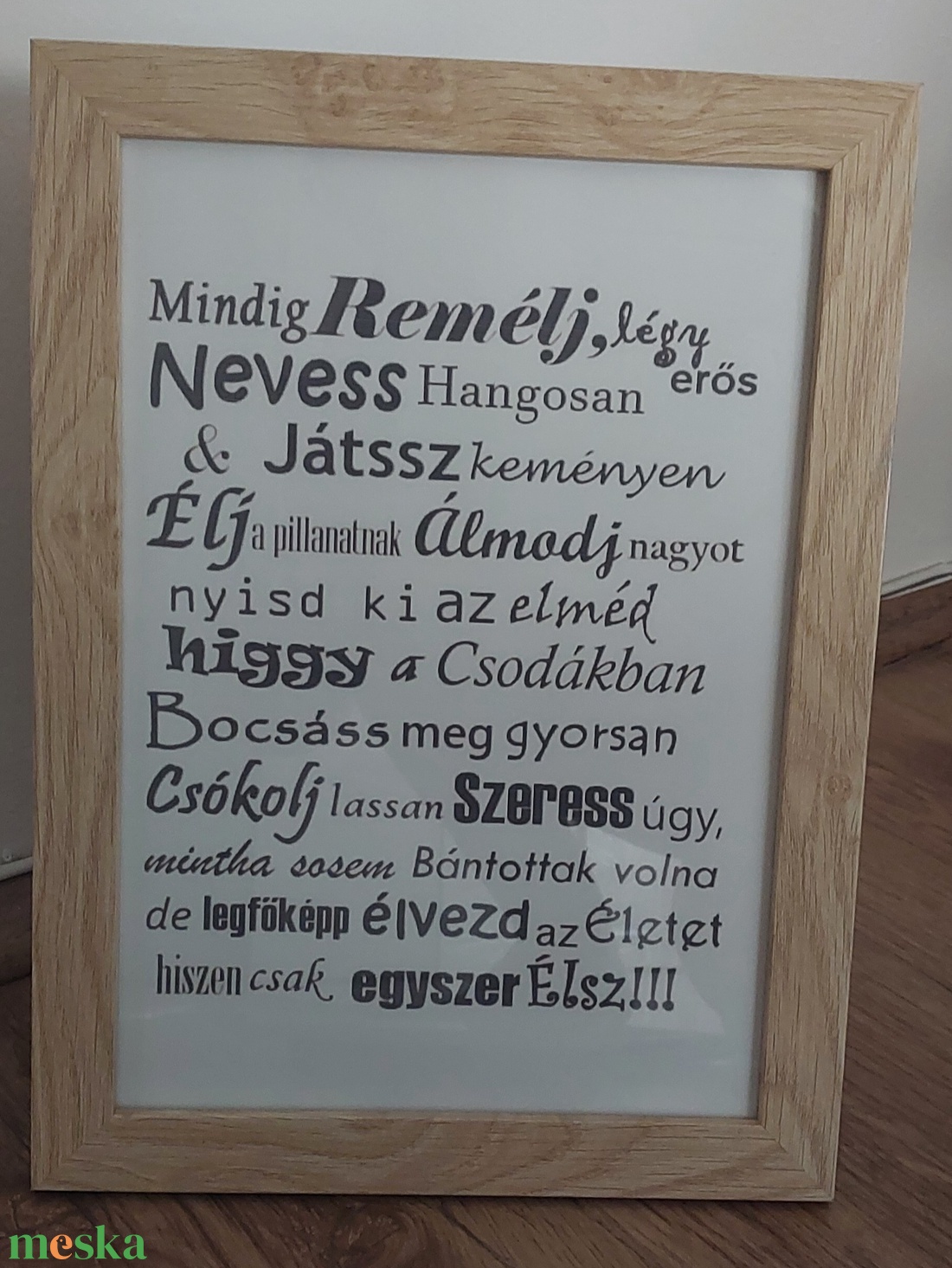 Mindig remélj - kellékek & szerszámok - fa - képkeret - Meska.hu Mindig remélj - kellékek & szerszámok - fa - képkeret - Meska.hu