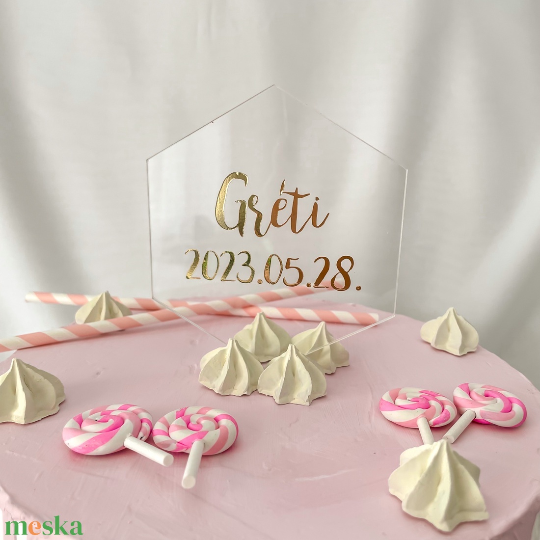Névre szóló TORTADÍSZ I hatszög formájú I egyedi, átlátszó tortabeszúró születésnapra, keresztelőre - esküvő - dekoráció - sütidísz - Meska.hu Névre szóló TORTADÍSZ I hatszög formájú I egyedi, átlátszó tortabeszúró születésnapra, keresztelőre - esküvő - dekoráció - sütidísz - Meska.hu