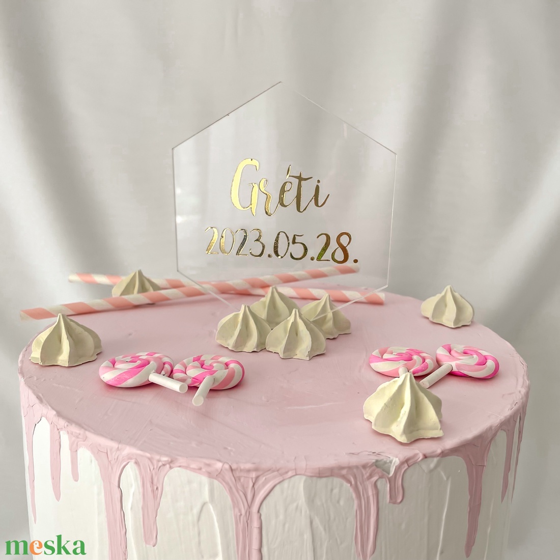 Névre szóló TORTADÍSZ I hatszög formájú I egyedi, átlátszó tortabeszúró születésnapra, keresztelőre - esküvő - dekoráció - sütidísz - Meska.hu Névre szóló TORTADÍSZ I hatszög formájú I egyedi, átlátszó tortabeszúró születésnapra, keresztelőre - esküvő - dekoráció - sütidísz - Meska.hu