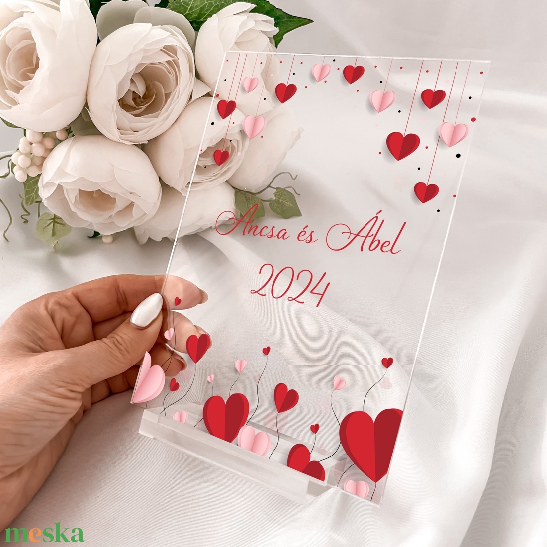Valentin-napi ajándék - plexi dísz - névre szóló, egyedi felirattal - otthon & életmód - dekoráció - dísztárgy - Meska.hu Valentin-napi ajándék - plexi dísz - névre szóló, egyedi felirattal - otthon & életmód - dekoráció - dísztárgy - Meska.hu