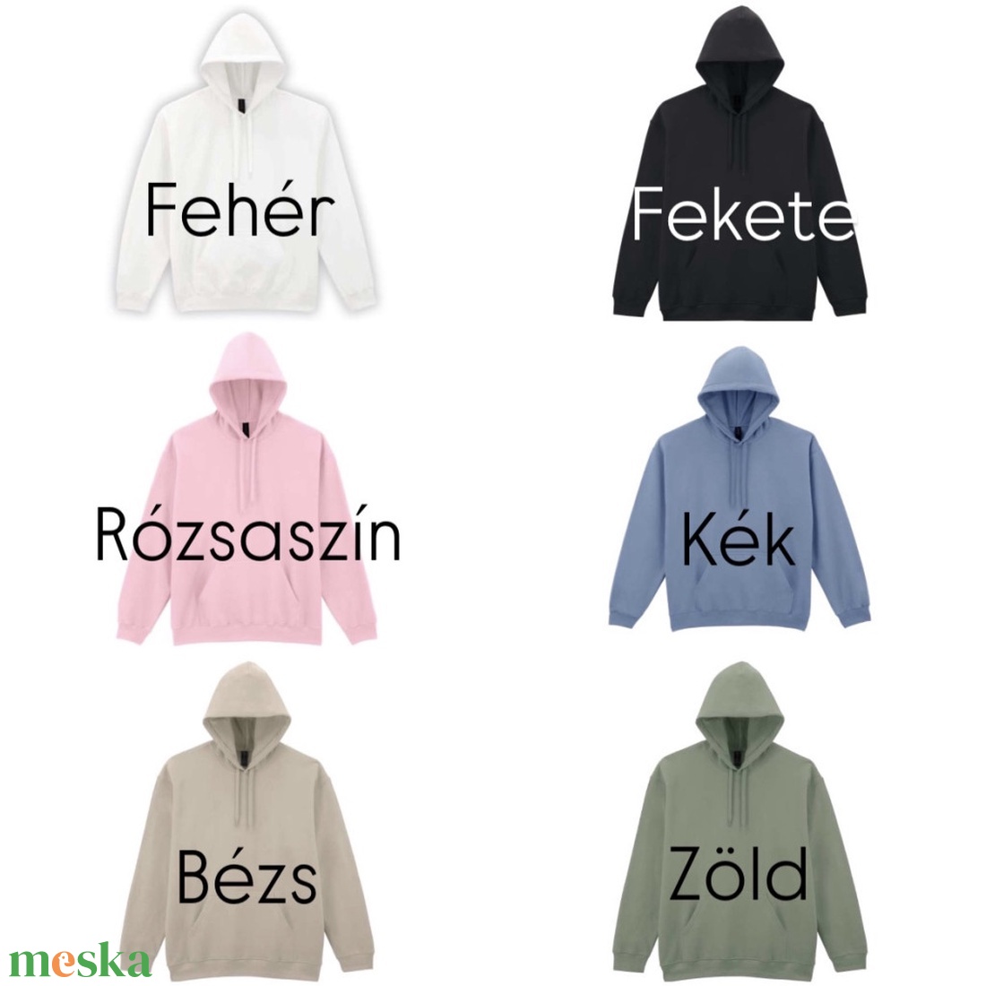 Ajándék pároknak - kapucnis pulcsi szett - ruha & divat - páros szett - női-férfi páros szett - Meska.hu