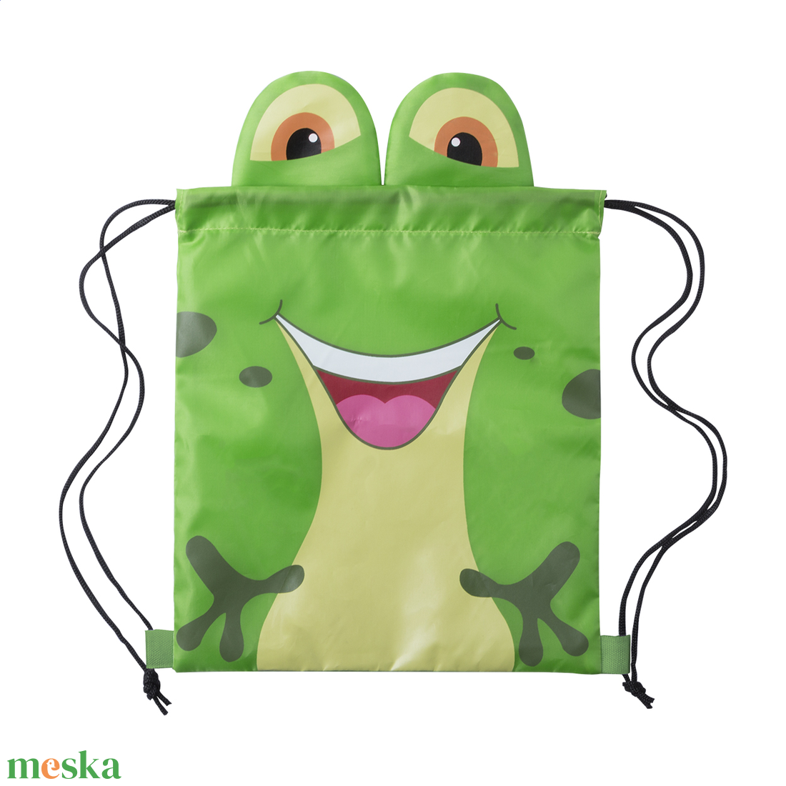 Névre szóló békás hátizsák - gyerekeknek - táska & tok - hátizsák - tornazsák, gymbag - Meska.hu