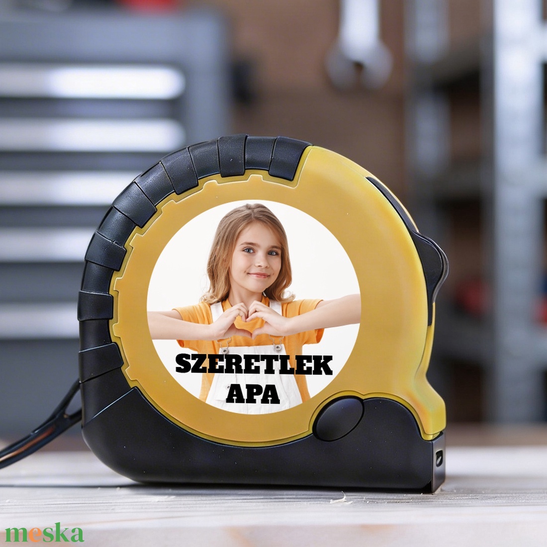 Apák napi MÉRŐSZALAG saját fényképpel - otthon & életmód - ház & kert - szerszám & eszközök - Meska.hu