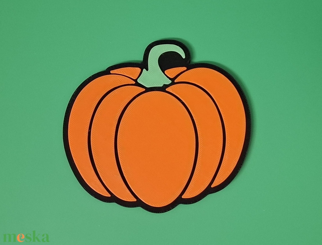 Tök alakú poháralátét (2 db) - otthon & életmód - dekoráció - halloween - halloweeni asztaldísz - Meska.hu