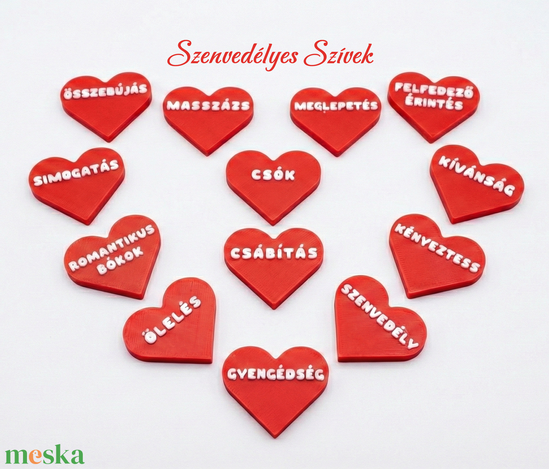 Páros kapcsolódás szív alakú koinokkal - különleges párkapcsolati ajándék - játék & sport - táblajáték és kártyajáték - utazójáték - Meska.hu
