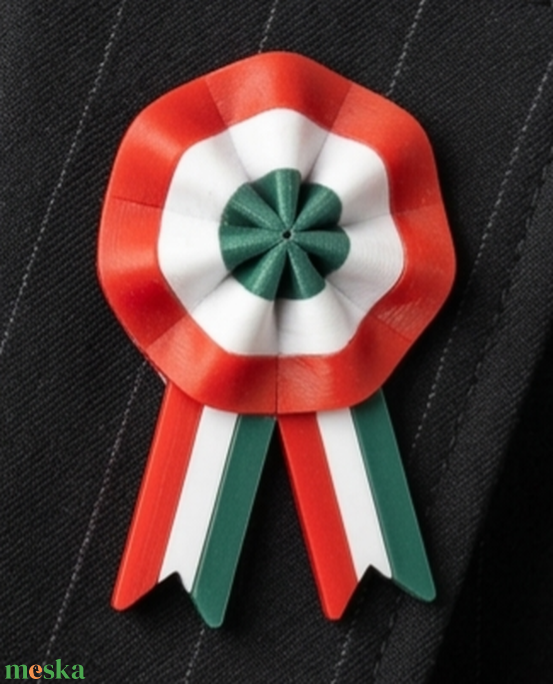 Mágneses kokárda - ékszer - kitűző és bross - Meska.hu