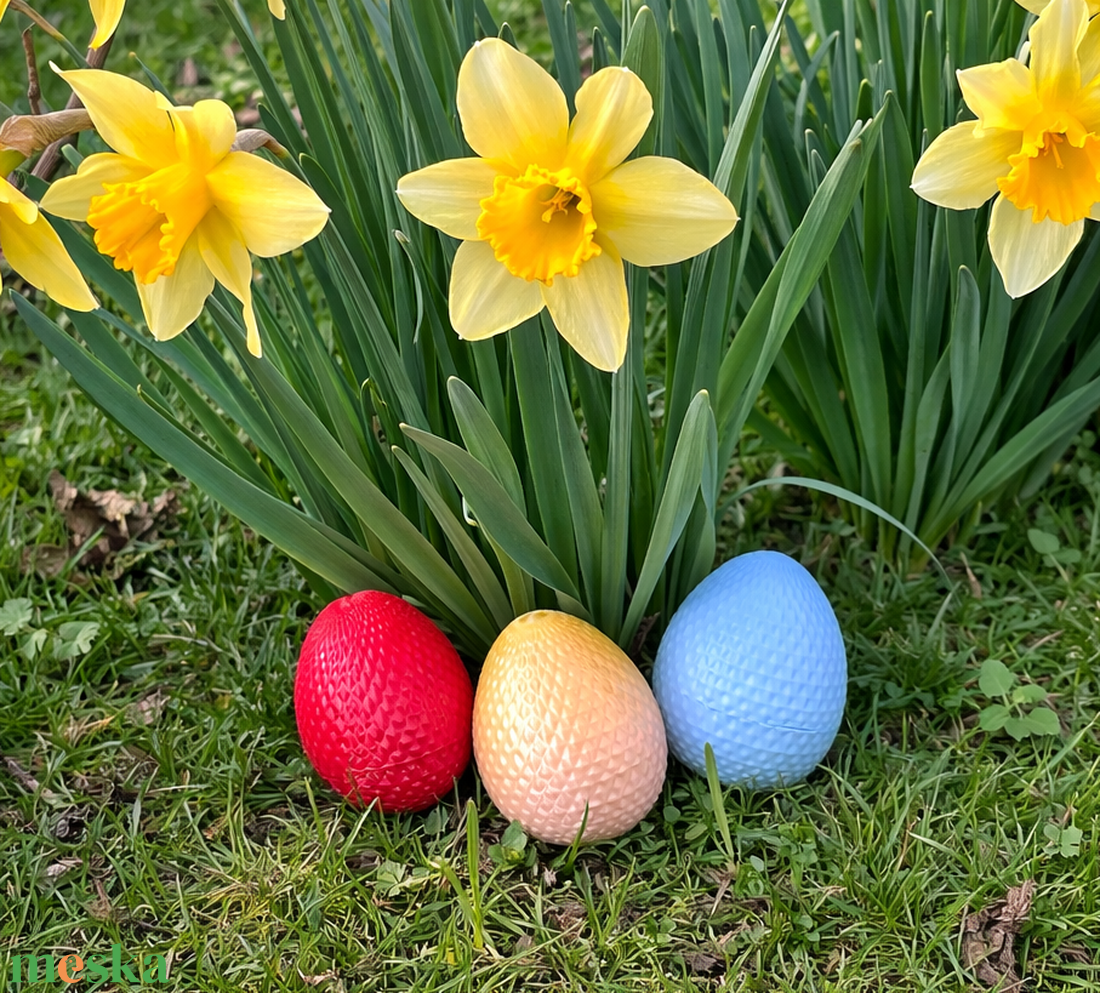 Húsvéti tojás titkos tárolóval és névvel - ünnepi díszek, dekorációk - húsvéti díszek és dekorációk - húsvéti tojás, hímestojás - Meska.hu