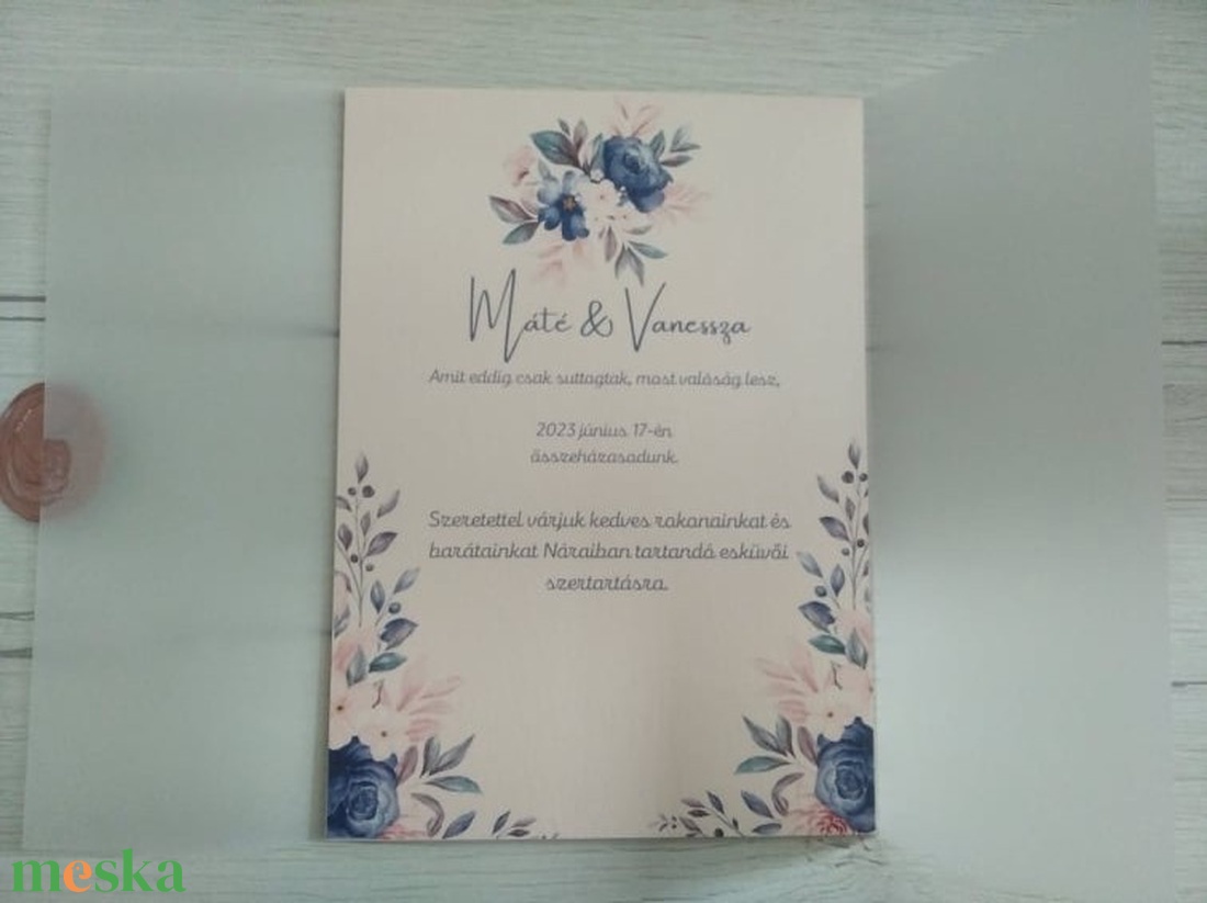 Viaszpecsétes romantikus meghívó - esküvő - meghívó & kártya - meghívó - Meska.hu Viaszpecsétes romantikus meghívó - esküvő - meghívó & kártya - meghívó - Meska.hu