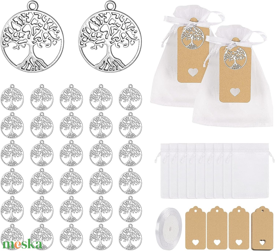 Életfa medál, organza tasakkal, kártyával, szalaggal - esküvő - emlék & ajándék - köszönőajándék - Meska.hu Életfa medál, organza tasakkal, kártyával, szalaggal - esküvő - emlék & ajándék - köszönőajándék - Meska.hu