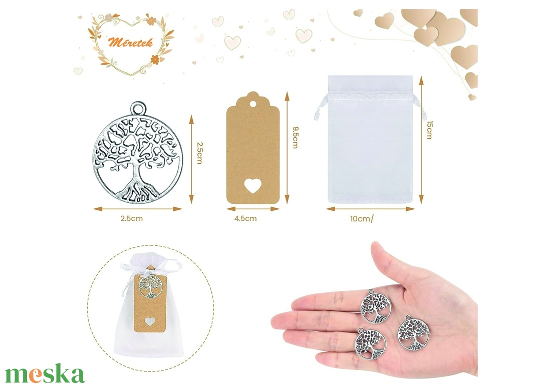 Életfa medál, organza tasakkal, kártyával, szalaggal - esküvő - emlék & ajándék - köszönőajándék - Meska.hu Életfa medál, organza tasakkal, kártyával, szalaggal - esküvő - emlék & ajándék - köszönőajándék - Meska.hu