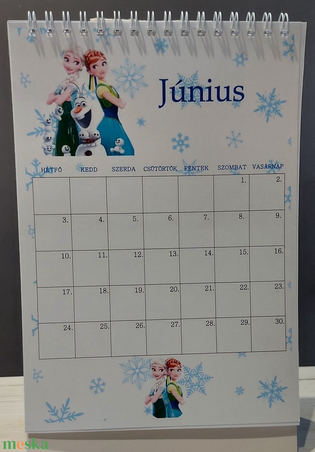 Asztali naptár Mesehősökkel  - otthon & életmód - dekoráció - fali és függő dekoráció - falinaptár & öröknaptár - Meska.hu